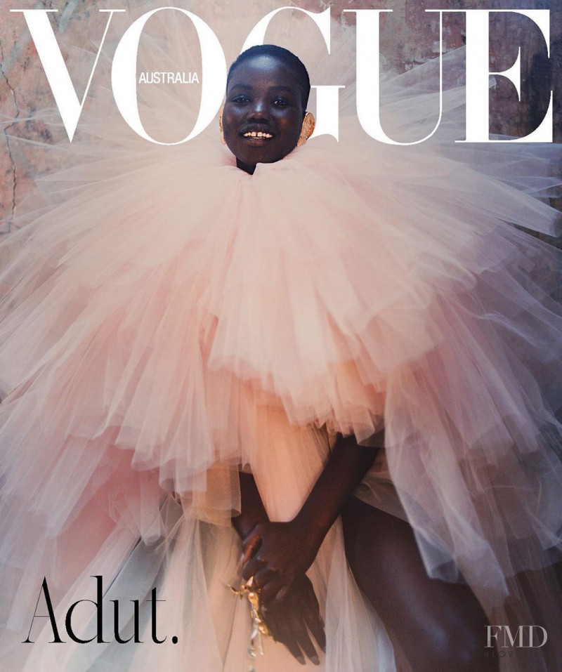 Adut Akech Bior featured on the Vogue Australia cover from September 2019