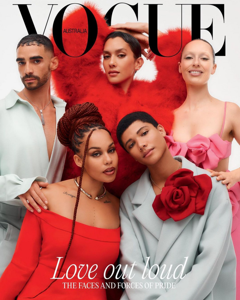  featured on the Vogue Australia cover from February 2023