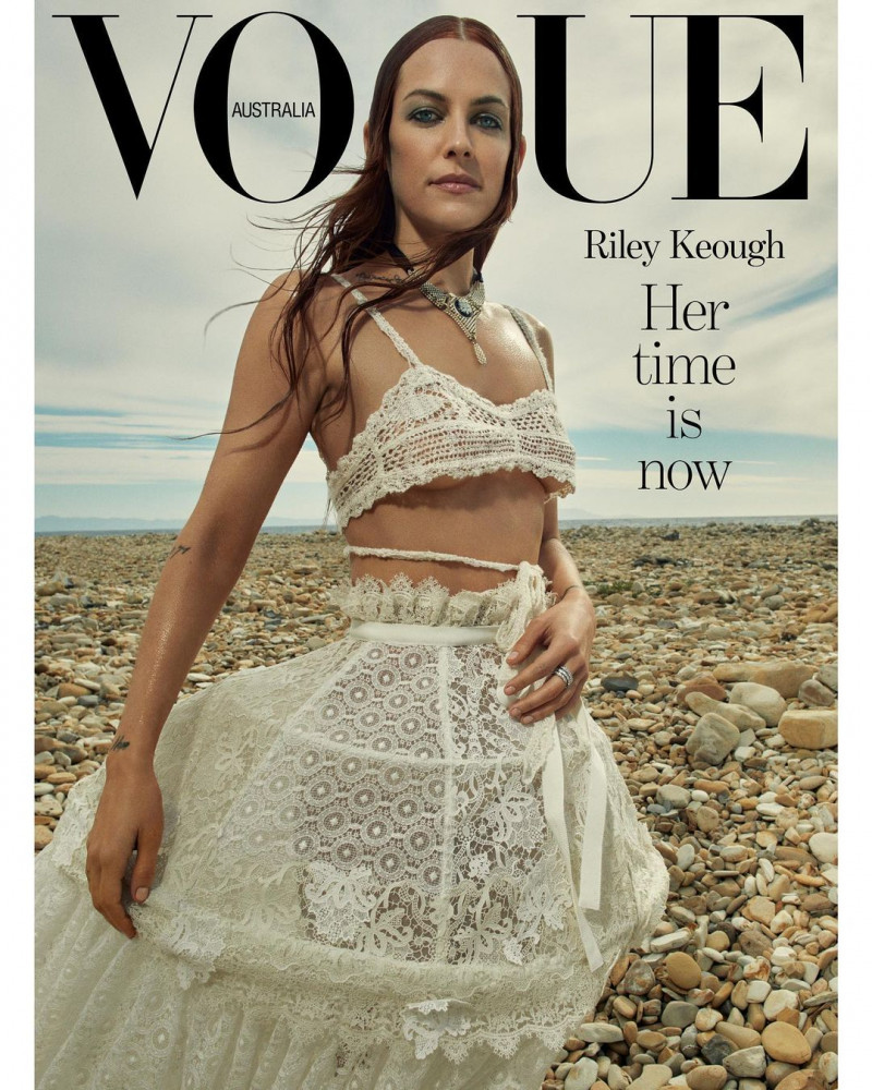 Danielle Riley Keough featured on the Vogue Australia cover from May 2023