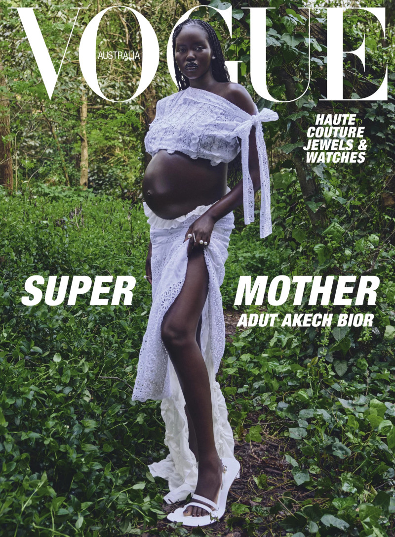 Adut Akech Bior featured on the Vogue Australia cover from November 2024