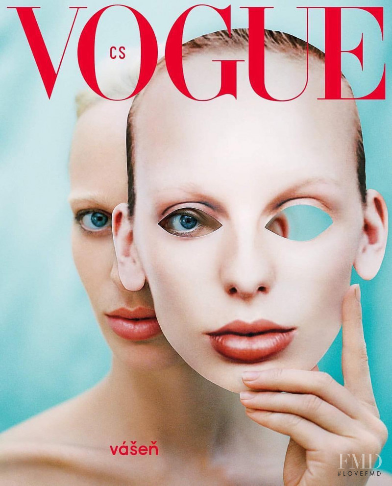 Lili Sumner featured on the Vogue Czechoslovakia cover from November 2018