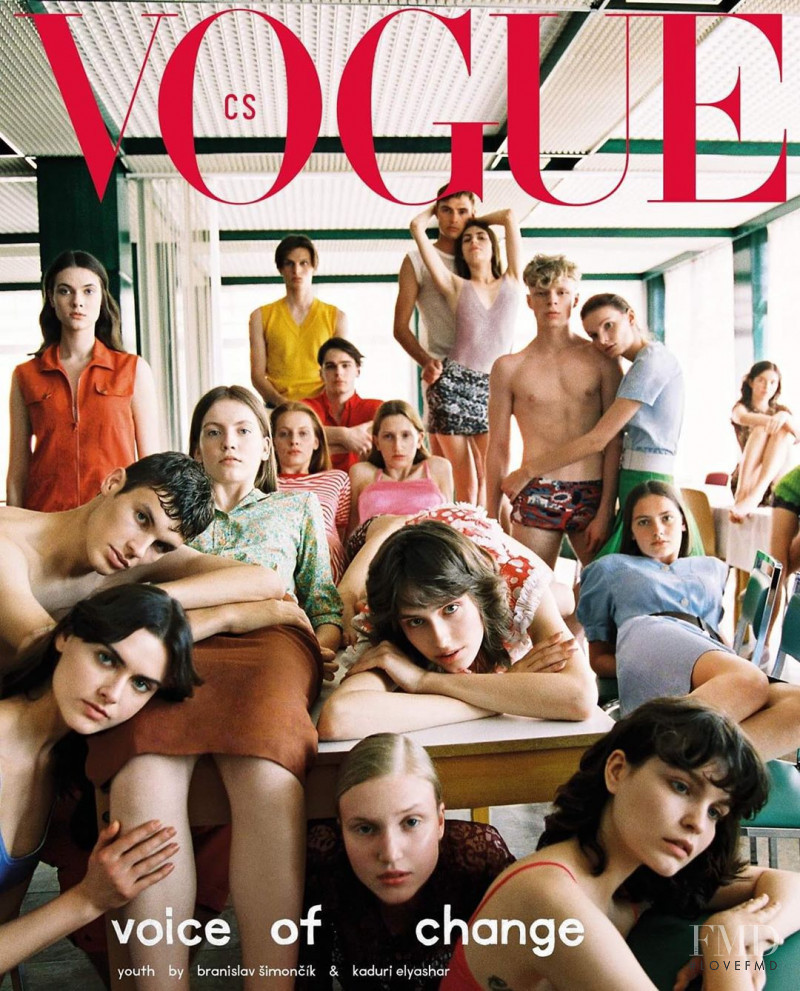  featured on the Vogue Czechoslovakia cover from December 2019