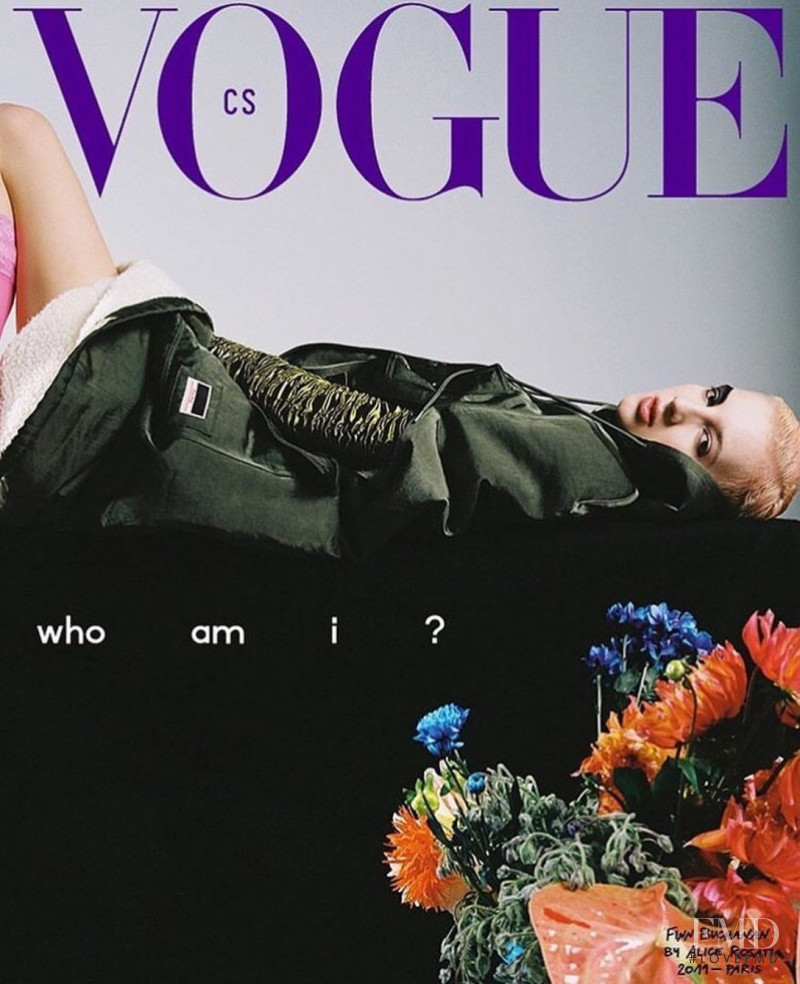 Finn Buchanan featured on the Vogue Czechoslovakia cover from November 2019