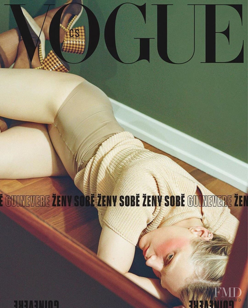 Guinevere van Seenus featured on the Vogue Czechoslovakia cover from April 2020