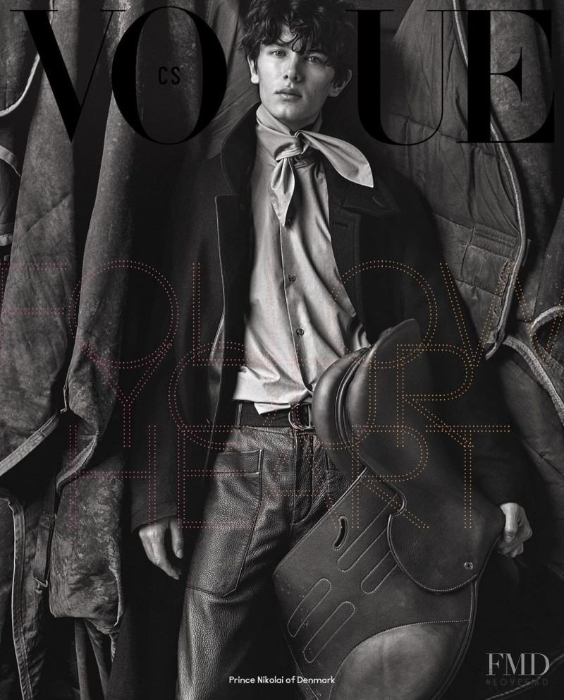 Prince Nikolai of Denmark featured on the Vogue Czechoslovakia cover from December 2020