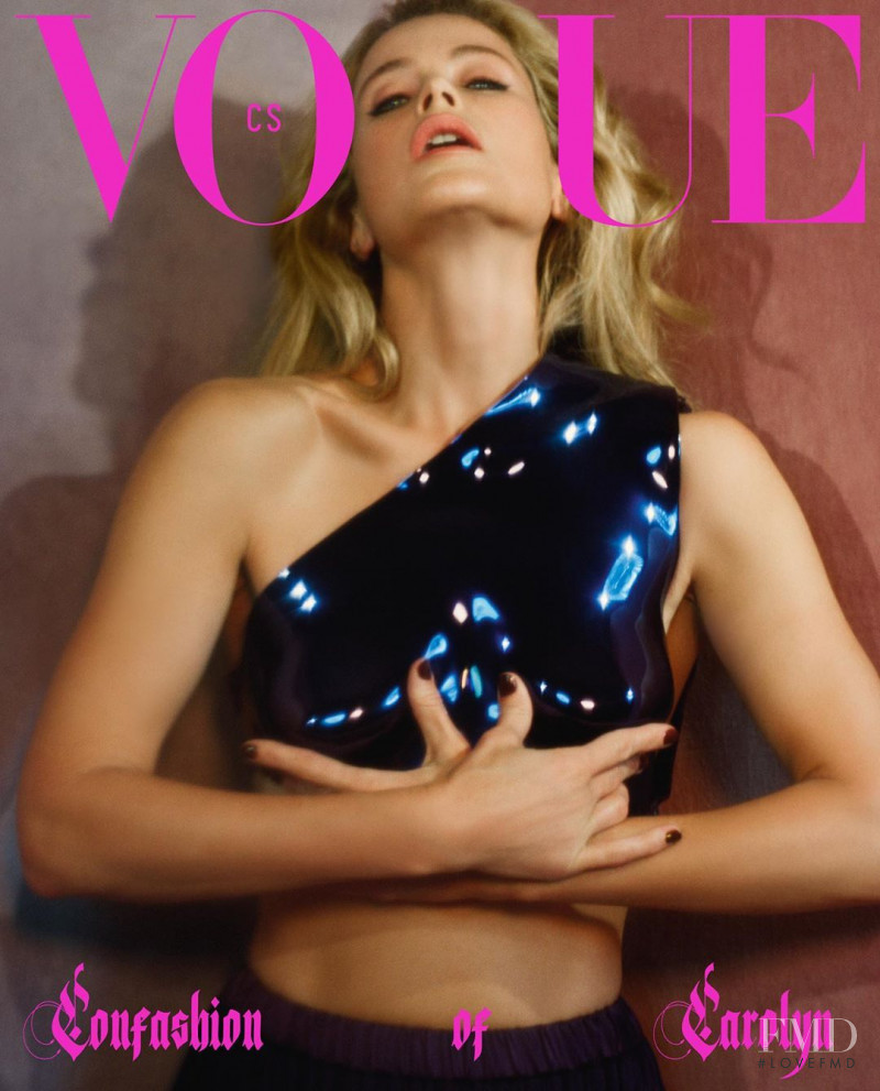 Carolyn Murphy featured on the Vogue Czechoslovakia cover from February 2020