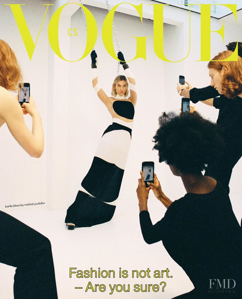 Karlie Kloss featured on the Vogue Czechoslovakia cover from March 2020