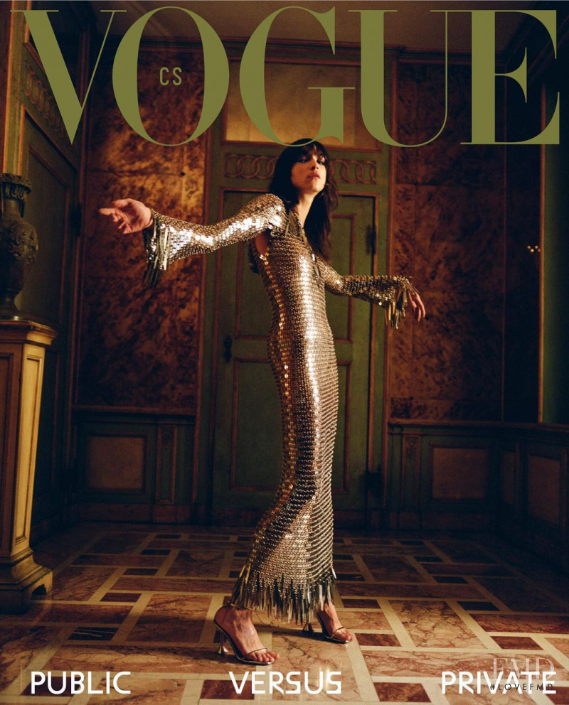 Zso Varju featured on the Vogue Czechoslovakia cover from November 2020