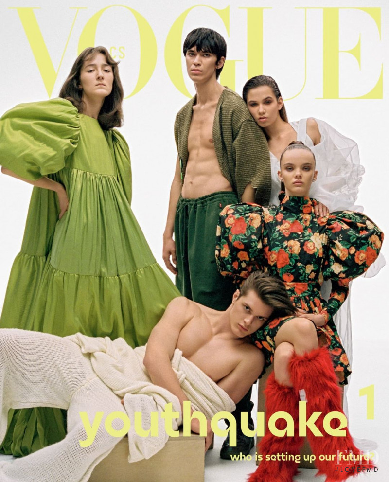 Martin Burian featured on the Vogue Czechoslovakia cover from February 2022