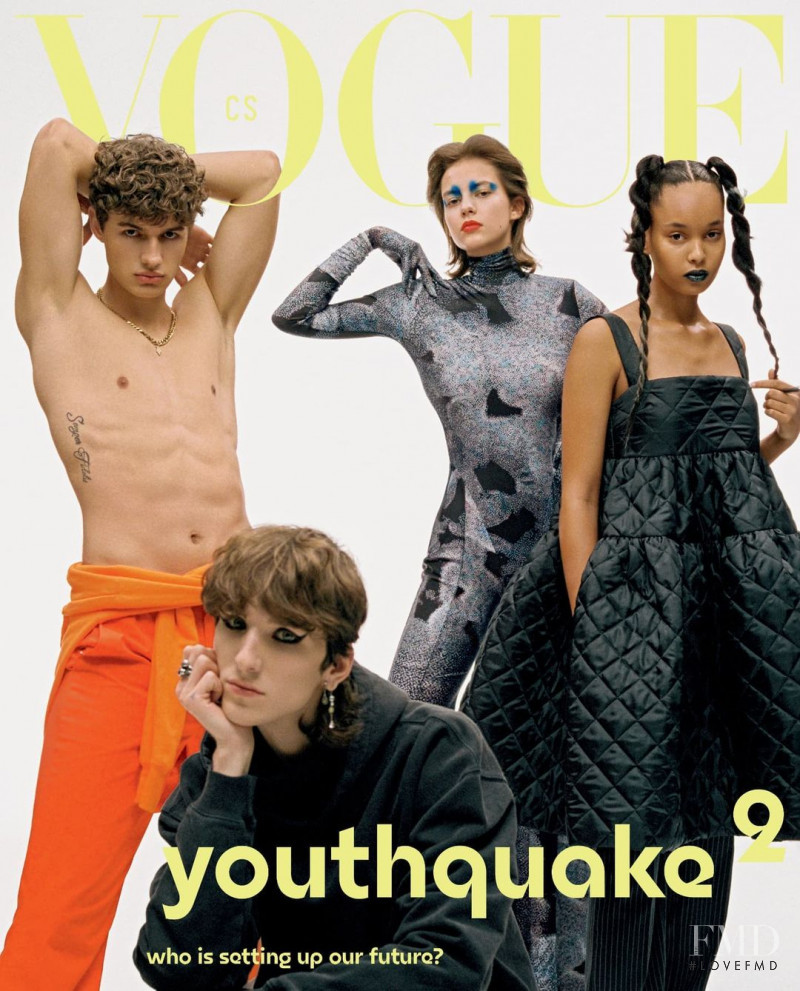 Ondrej Mokos featured on the Vogue Czechoslovakia cover from February 2022