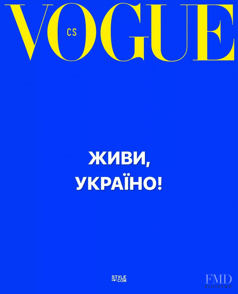  featured on the Vogue Czechoslovakia cover from May 2022