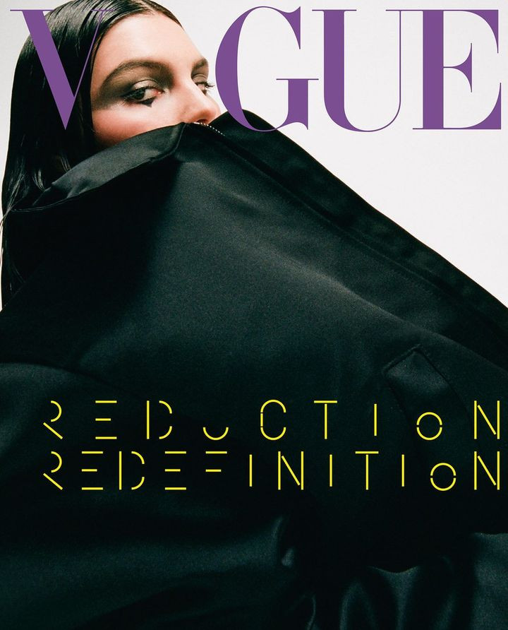 Lola Nicon featured on the Vogue Czechoslovakia cover from November 2022