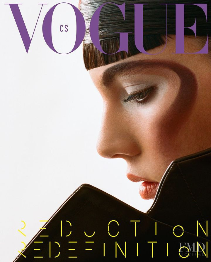 Lola Nicon featured on the Vogue Czechoslovakia cover from November 2022