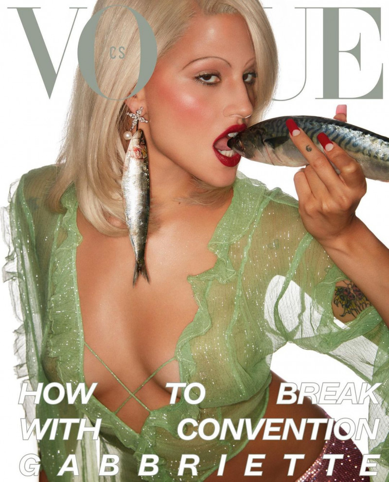  featured on the Vogue Czechoslovakia cover from October 2022