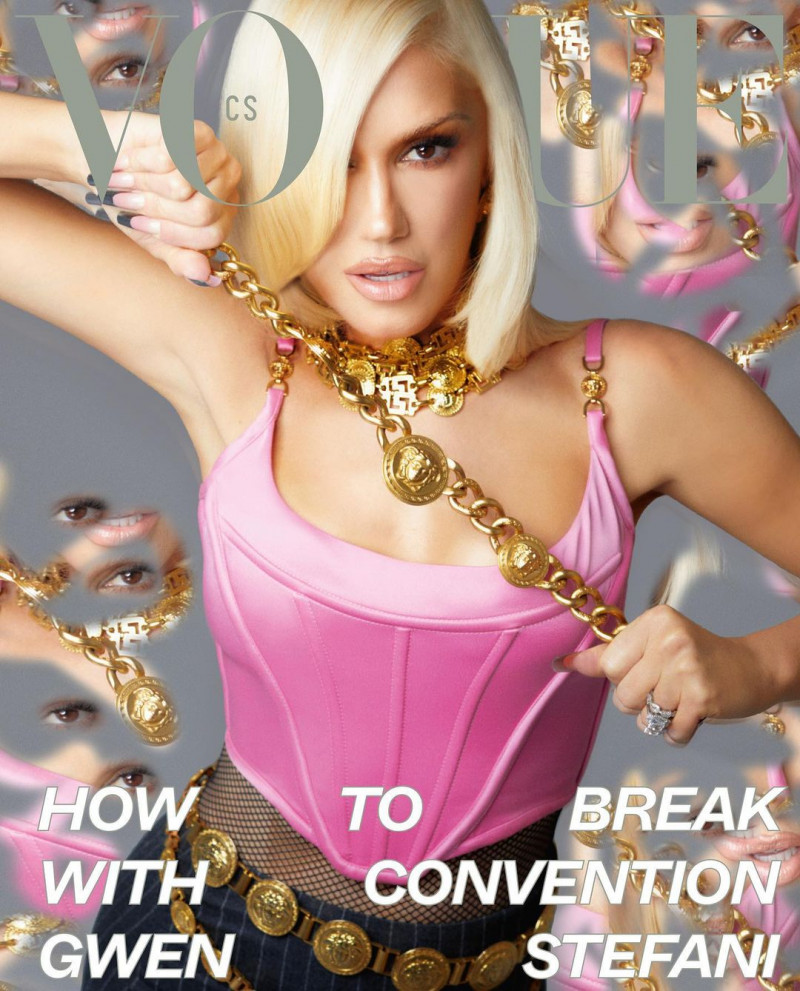 Gwen Stefani featured on the Vogue Czechoslovakia cover from October 2022