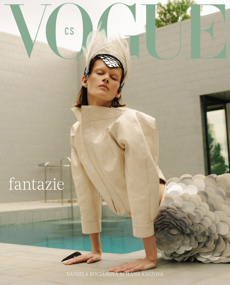 Daniela Kocianova featured on the Vogue Czechoslovakia cover from December 2023