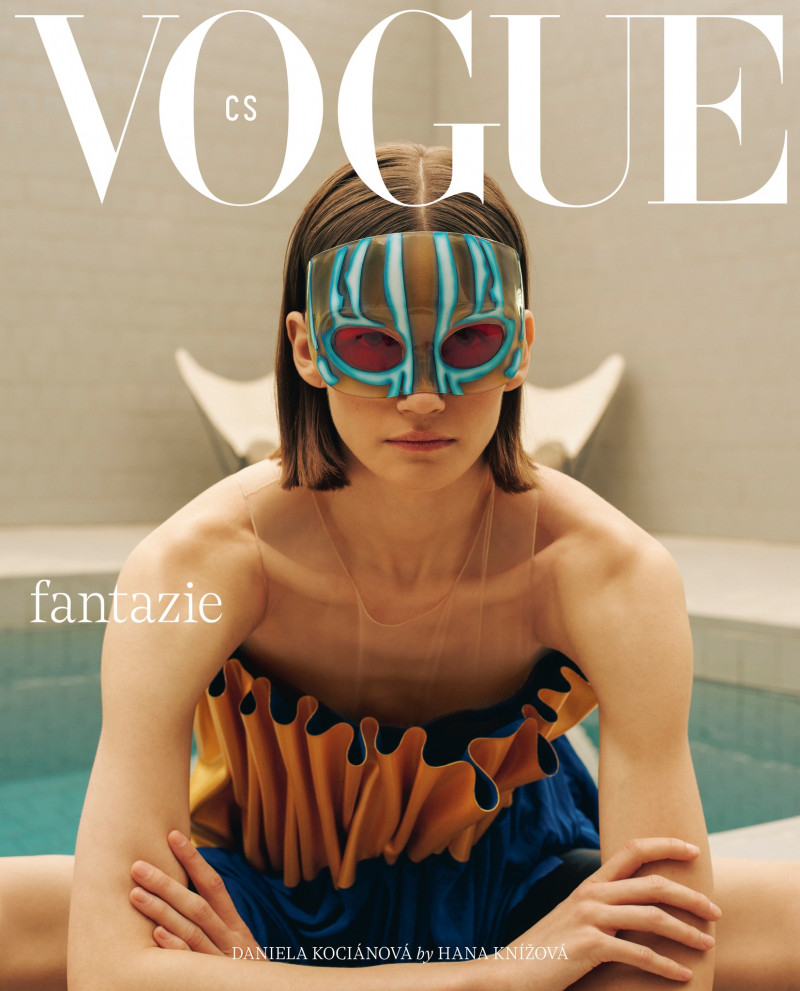 Daniela Kocianova featured on the Vogue Czechoslovakia cover from December 2023