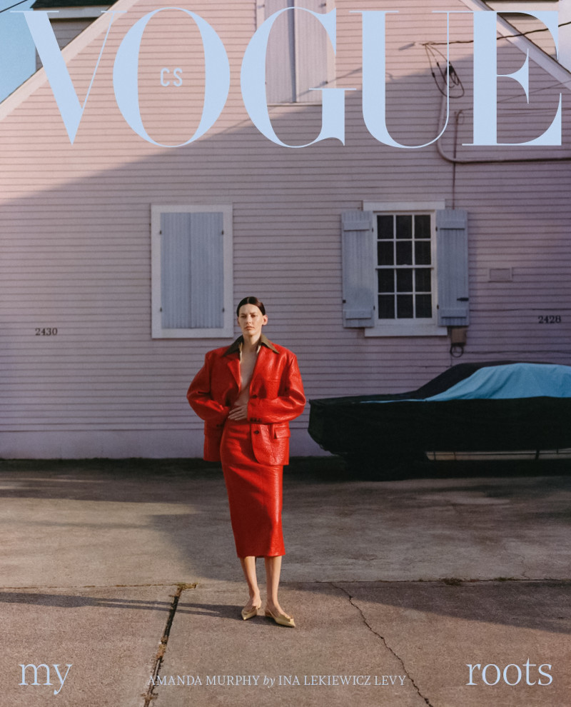 Amanda Murphy featured on the Vogue Czechoslovakia cover from September 2023