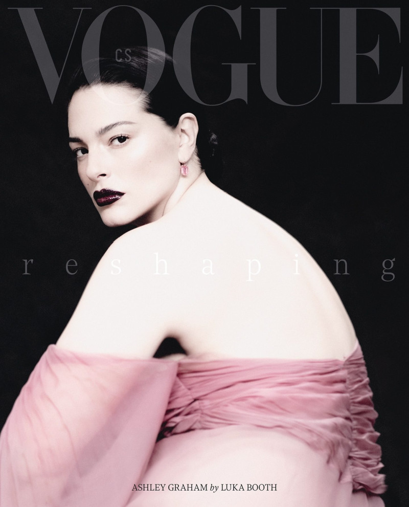 Ashley Graham featured on the Vogue Czechoslovakia cover from July 2024