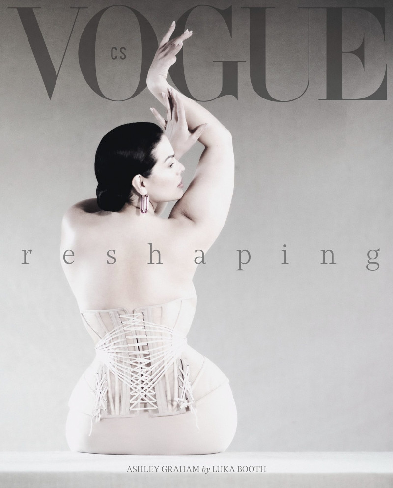 Ashley Graham featured on the Vogue Czechoslovakia cover from July 2024