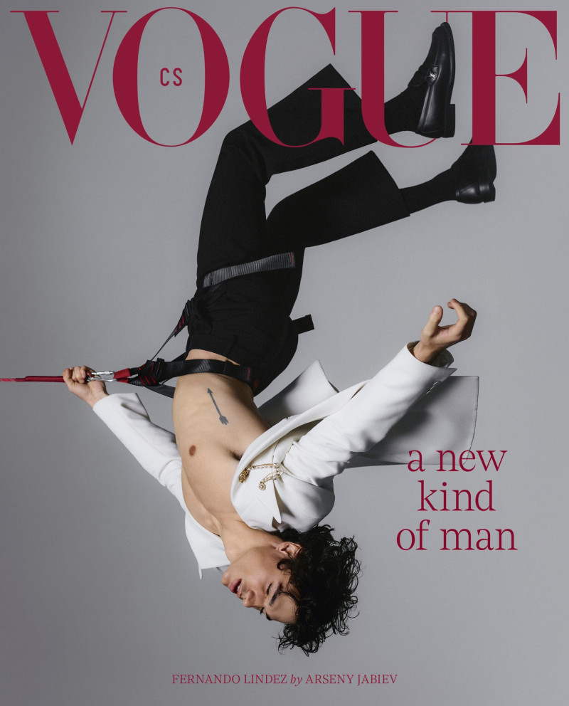 Fernando Lindez featured on the Vogue Czechoslovakia cover from June 2024