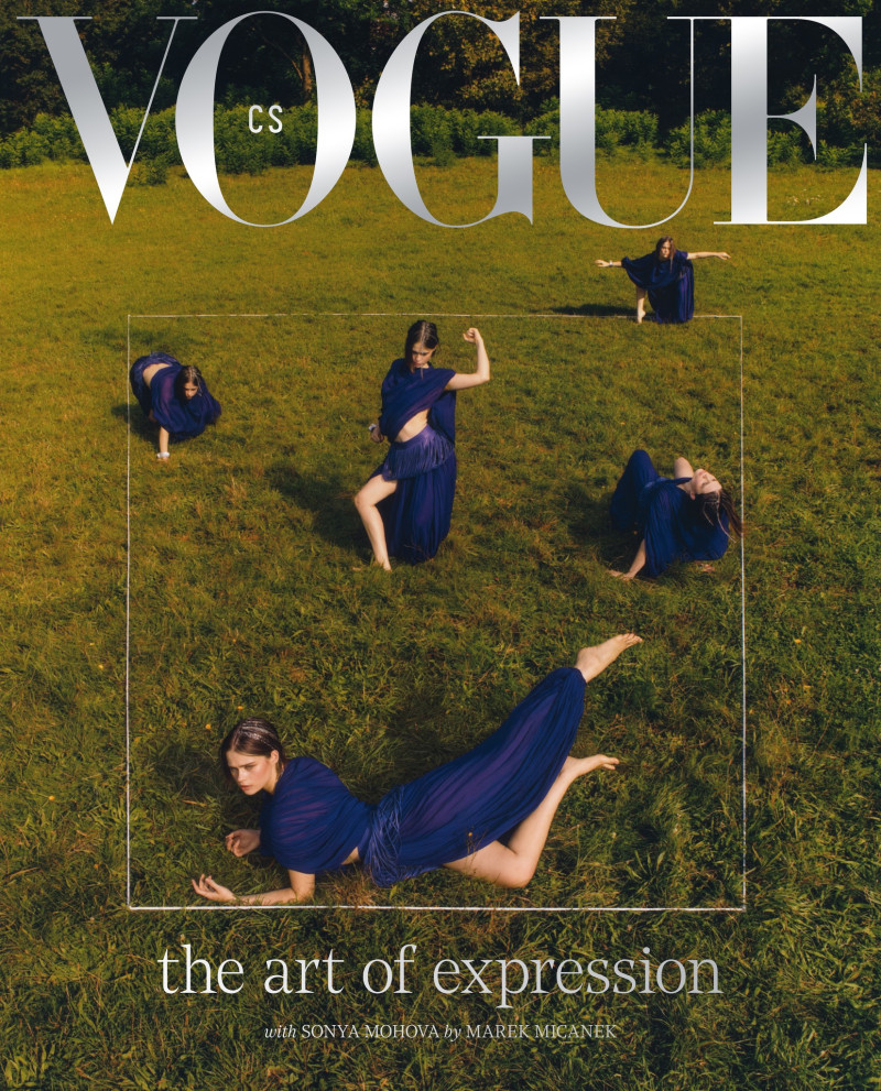 Sonya Mohova featured on the Vogue Czechoslovakia cover from November 2024