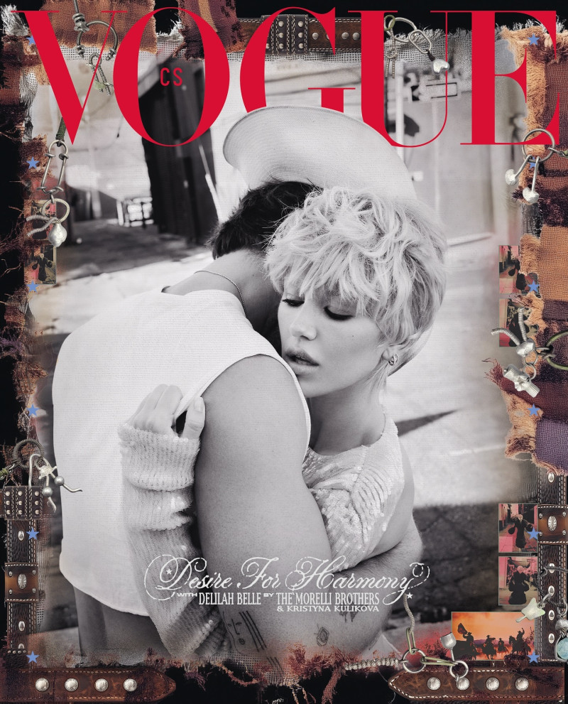 Delilah Belle featured on the Vogue Czechoslovakia cover from October 2024