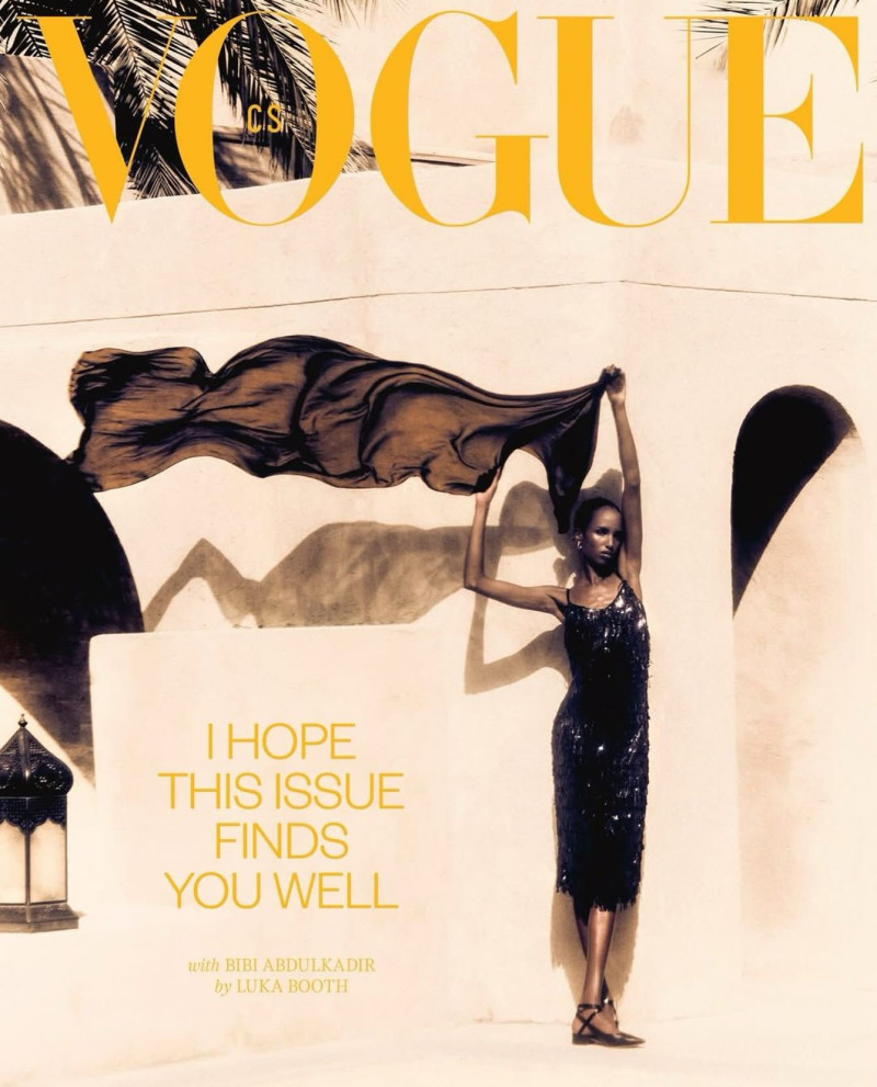 Bibi Abdulkadir featured on the Vogue Czechoslovakia cover from July 2025