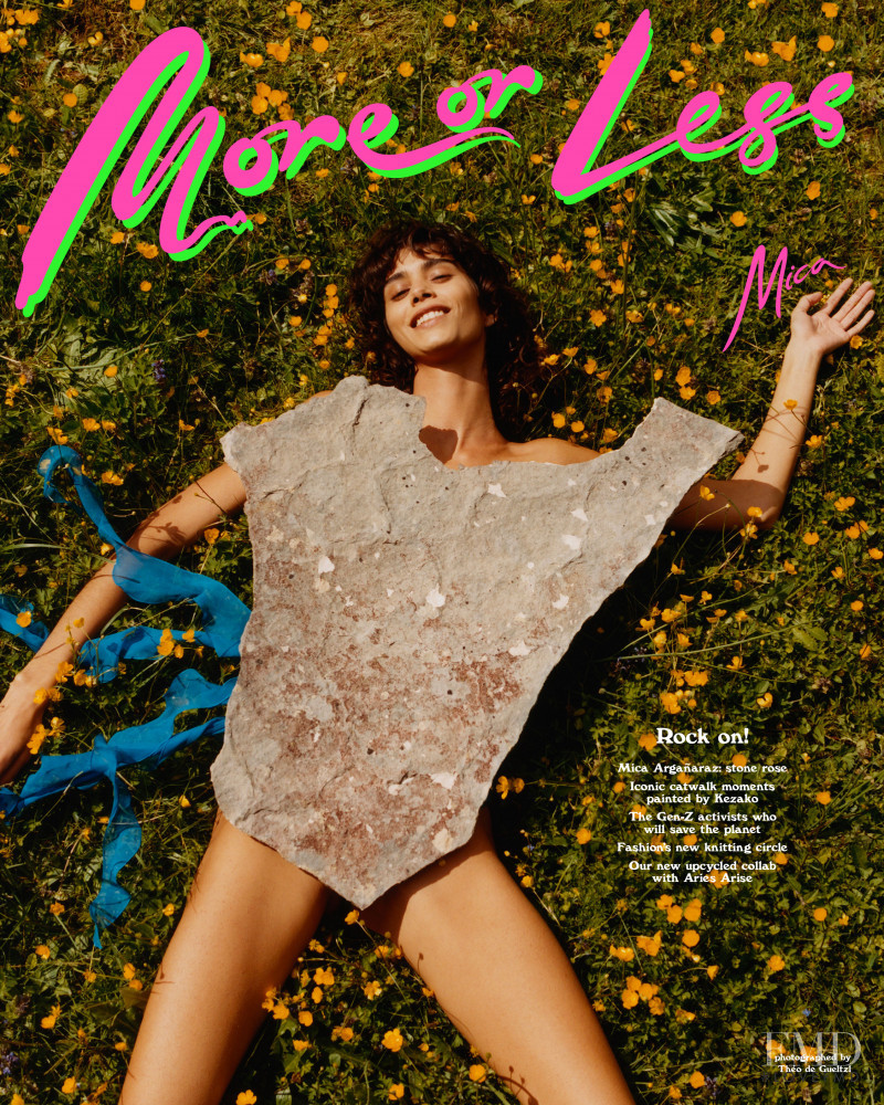 Mica Arganaraz featured on the More or Less cover from September 2021