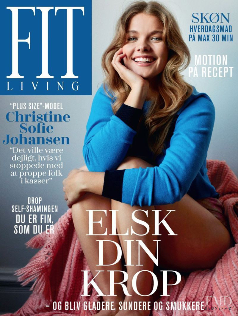 Christine Sofie Johansen featured on the Fit Living cover from October 2017