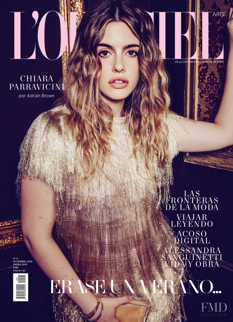  featured on the L\'Officiel Argentina cover from December 2018