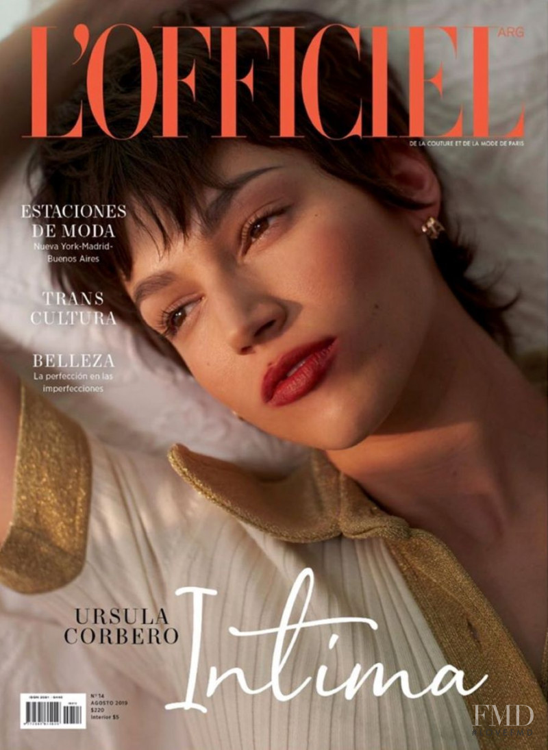 Ursula Corbero featured on the L\'Officiel Argentina cover from August 2019