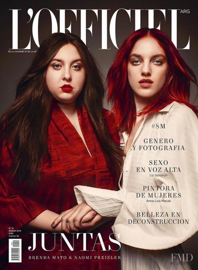  featured on the L\'Officiel Argentina cover from March 2019