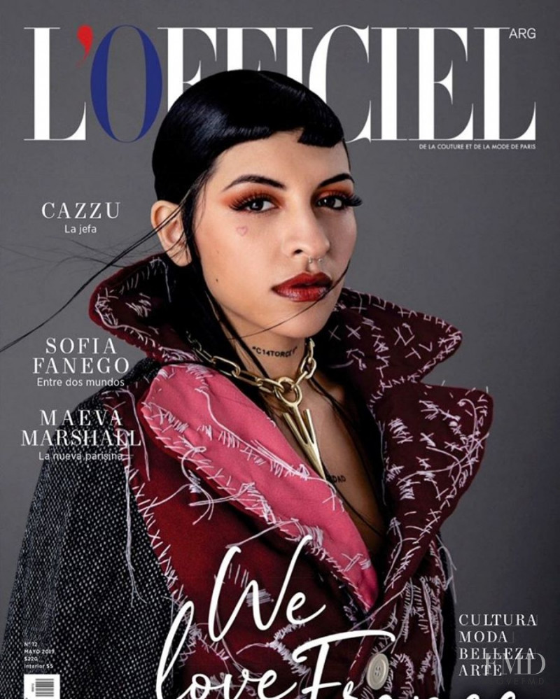  featured on the L\'Officiel Argentina cover from May 2019