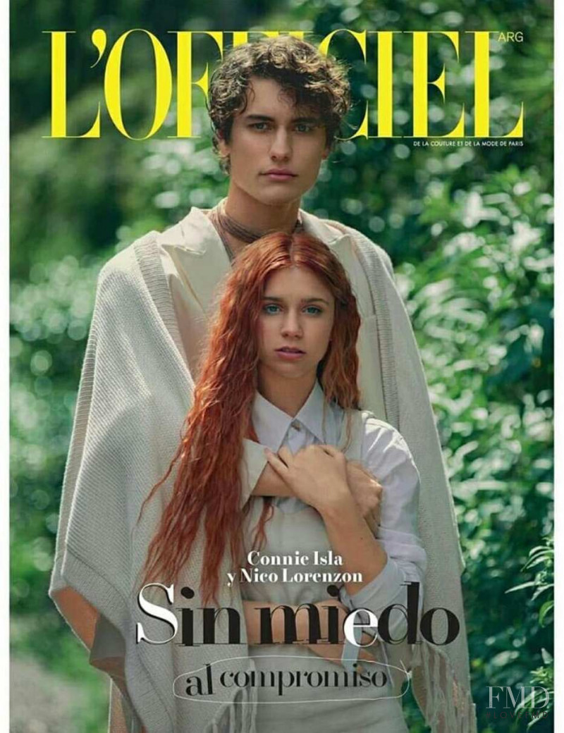 Connie Isla, Nico Lorenzon featured on the L\'Officiel Argentina cover from November 2019