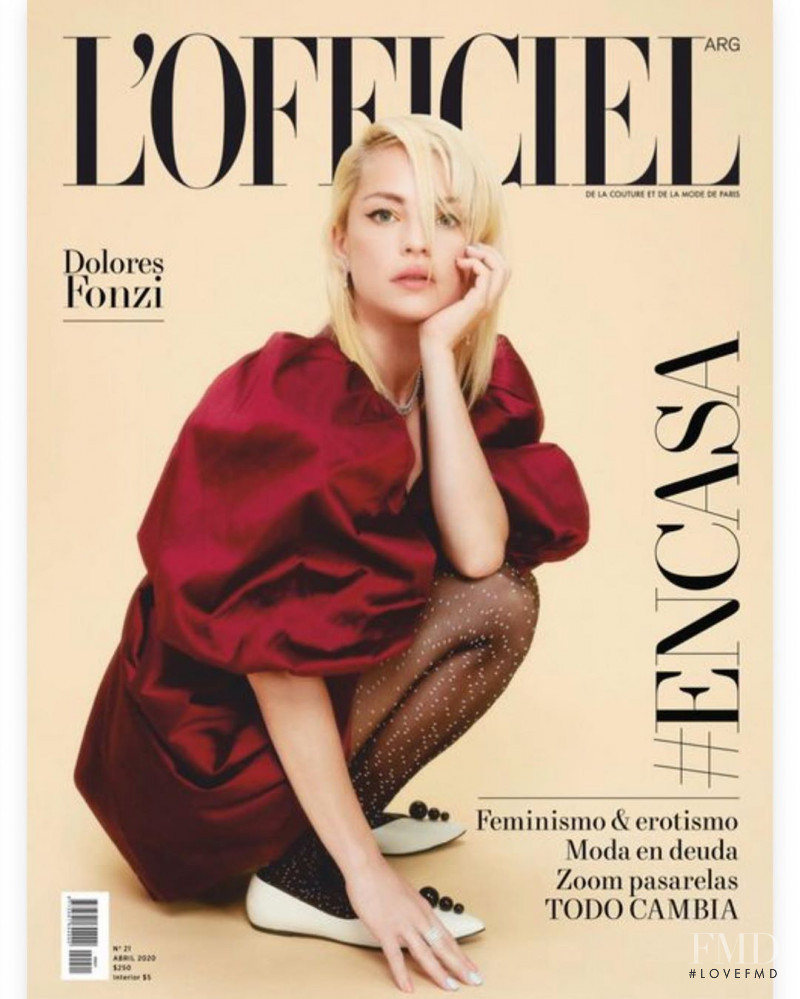  featured on the L\'Officiel Argentina cover from April 2020
