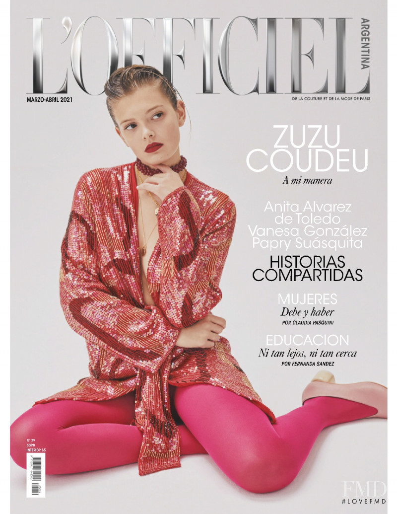  featured on the L\'Officiel Argentina cover from March 2021