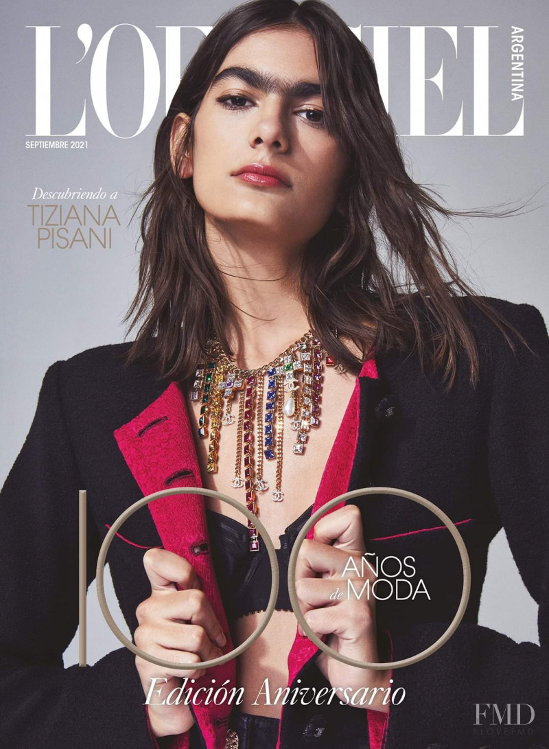 Tiziana Pisani featured on the L\'Officiel Argentina cover from September 2021