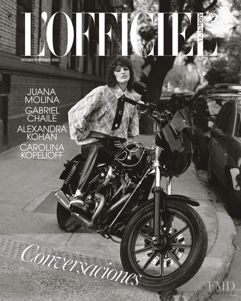 Martina Horak featured on the L\'Officiel Argentina cover from October 2022