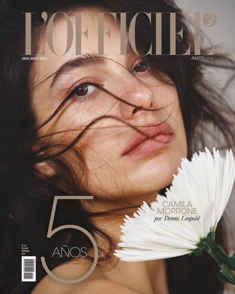 Camila Morrone featured on the L\'Officiel Argentina cover from April 2023