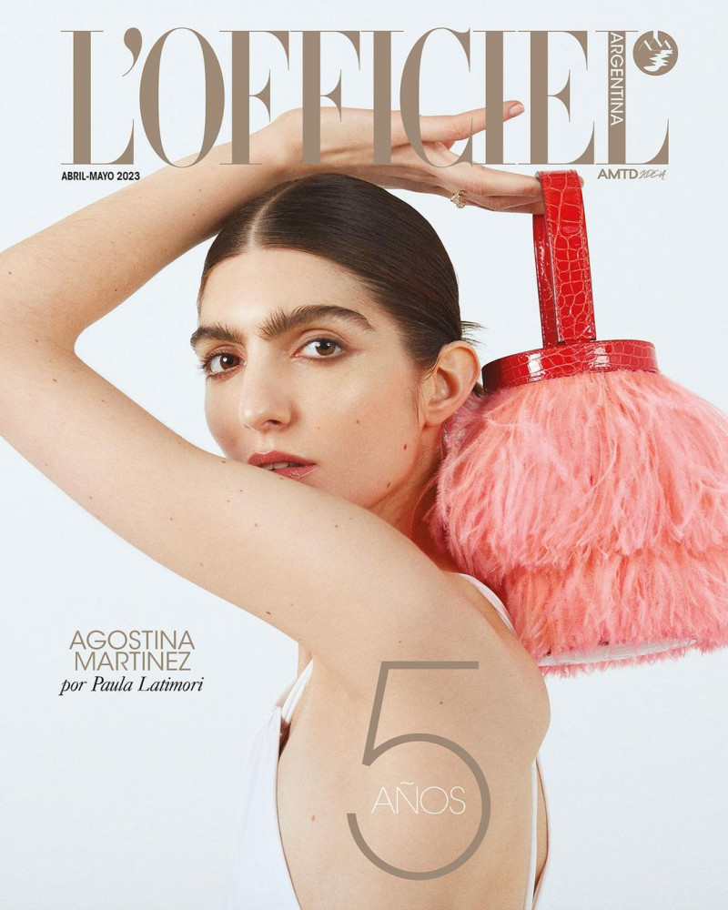 Agostina Martinez featured on the L\'Officiel Argentina cover from April 2023