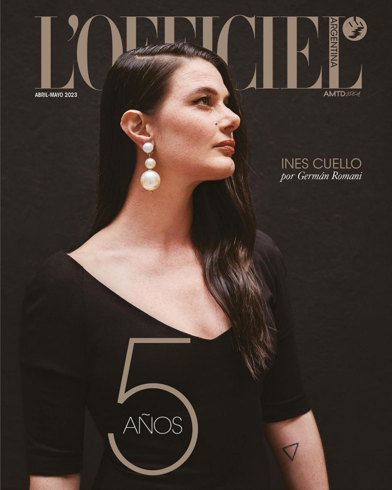 Ines Cuello featured on the L\'Officiel Argentina cover from April 2023