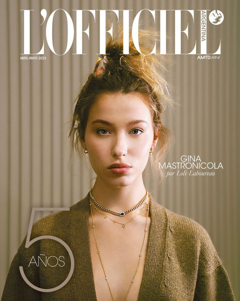 Gina Mastronicola featured on the L\'Officiel Argentina cover from July 2023