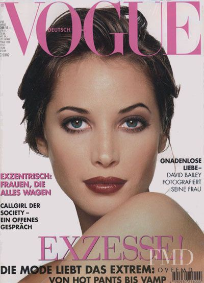 Cover of Vogue Germany with Christy Turlington, March 1995 (ID:9926 ...
