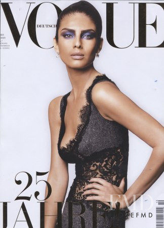 Liliana Dominguez featured on the Vogue Germany cover from October 2004