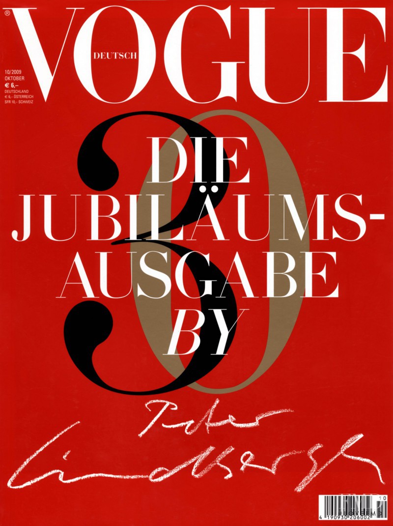  featured on the Vogue Germany cover from October 2009