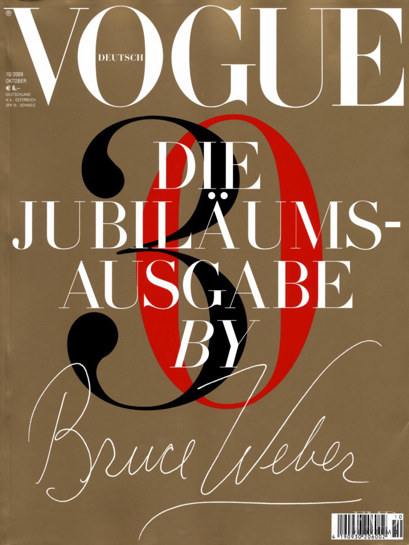 featured on the Vogue Germany cover from October 2009