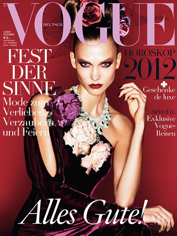 Karlie Kloss featured on the Vogue Germany cover from December 2011