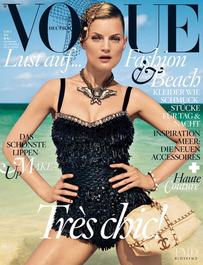 Guinevere van Seenus featured on the Vogue Germany cover from May 2012