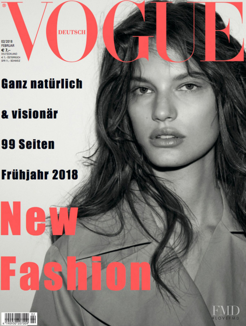 Faretta Radic featured on the Vogue Germany cover from February 2018
